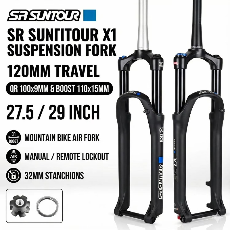 Mtb Fork Air - SR SUNTOUR X1 MTB Air Suspension