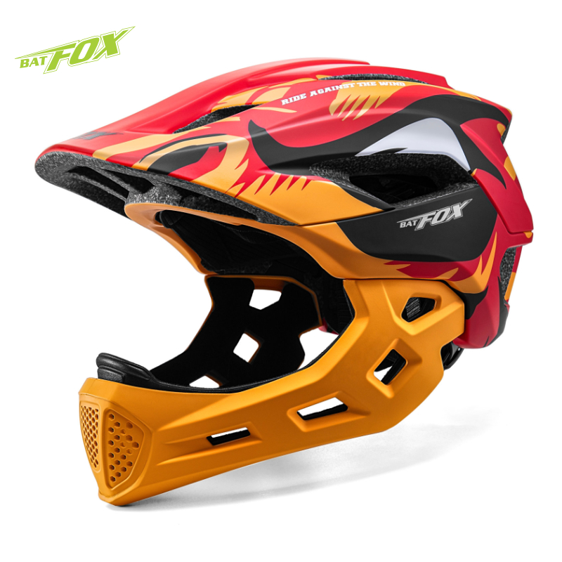 BATFOX Kids Full Face Bike Hel - Mountain Biking Helmet Kids recension och pris