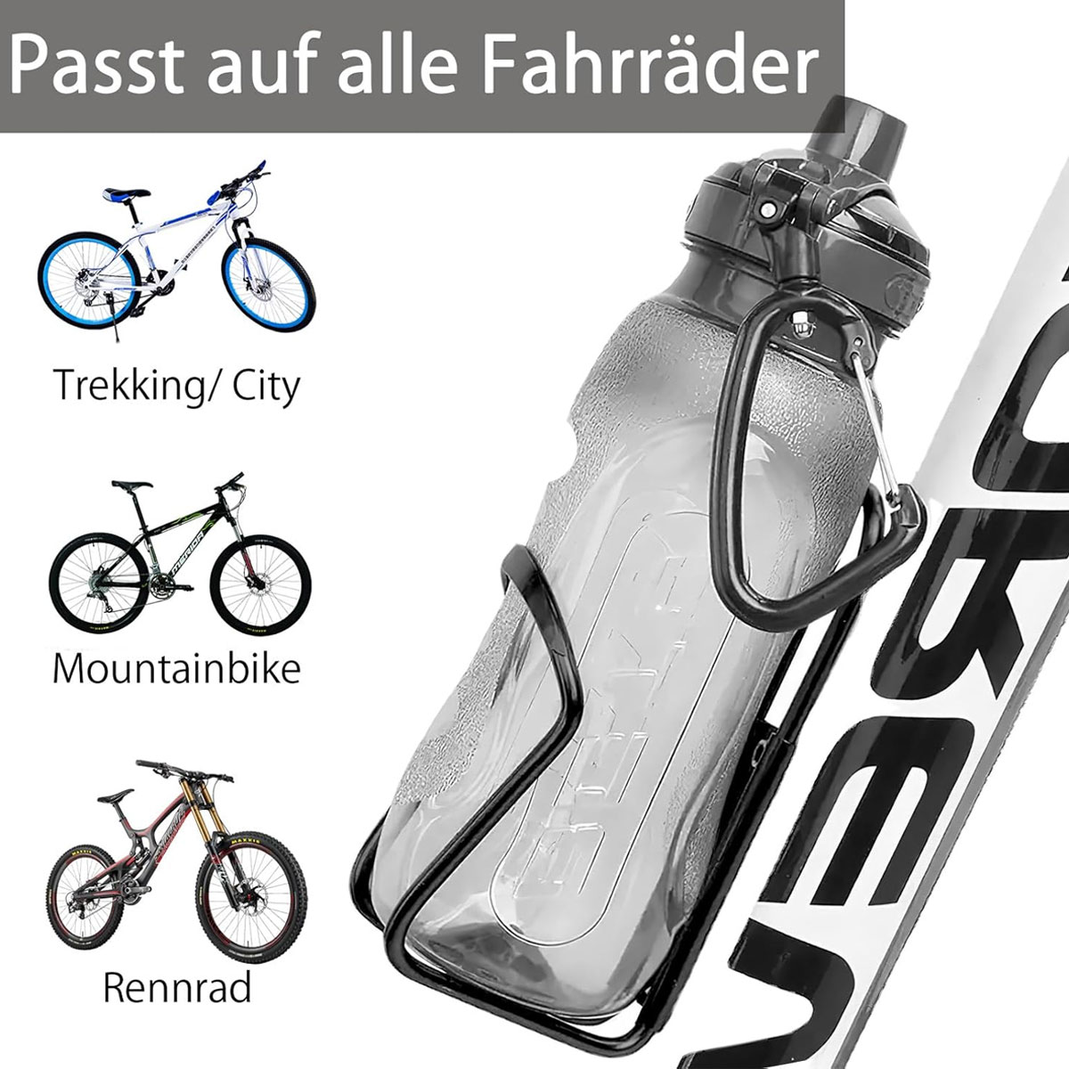Water Bottle Holder Aluminum A - Mountain Biking Hydration Pack recension och pris