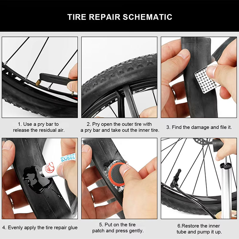 39pcs Bike Tire Repair Kit - B - Mountain Biking Kit recension och pris