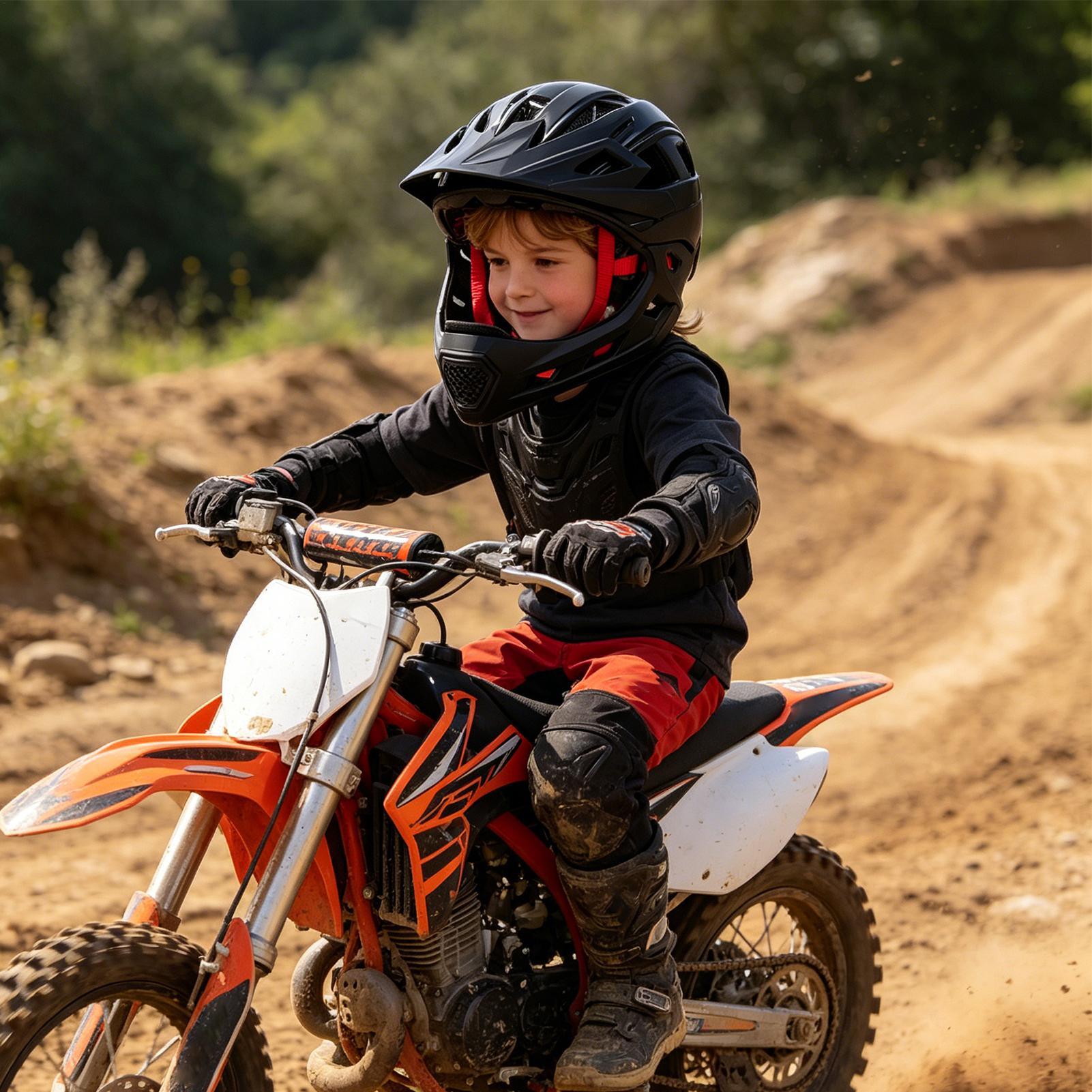Kids Motocross Helmet Shockpro - Mountain Biking Helmet Kids recension och pris