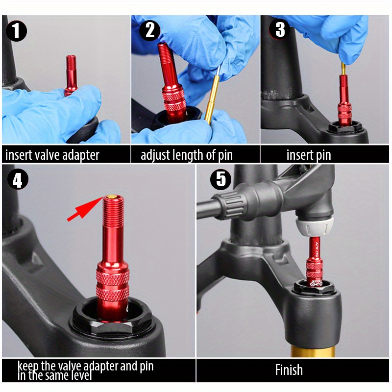 Bike Air Front Fork Valve Adap - Mtb Fork Air recension och pris