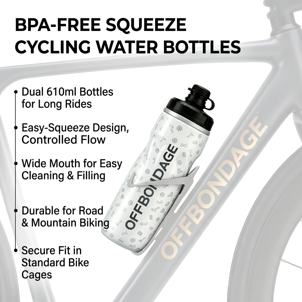 Squeeze Water Bottle Leakproof - Mountain Biking Hydration Pack recension och pris
