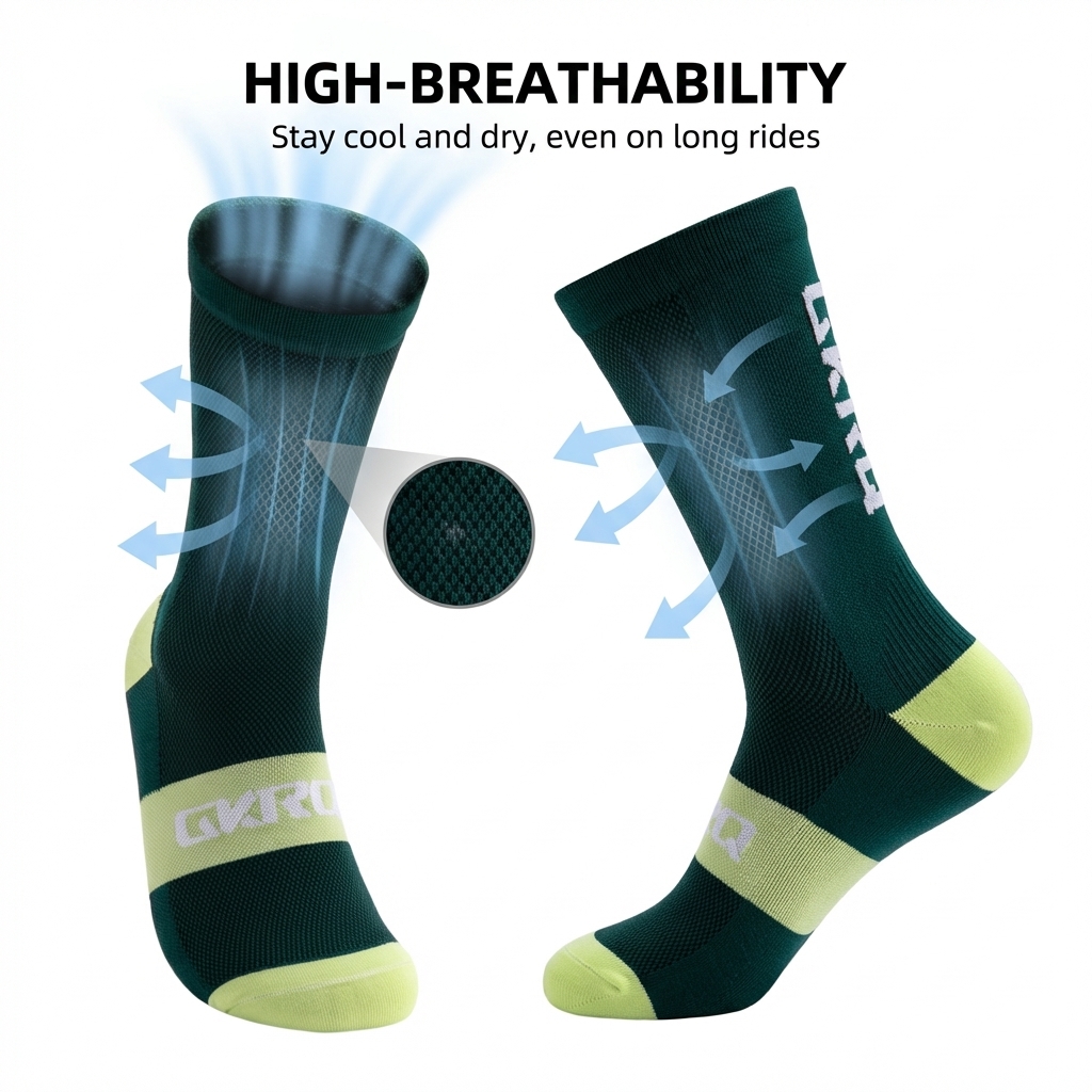 2025 New Cycling Socks Bike Pr - Mountain Biking Socks recension och pris