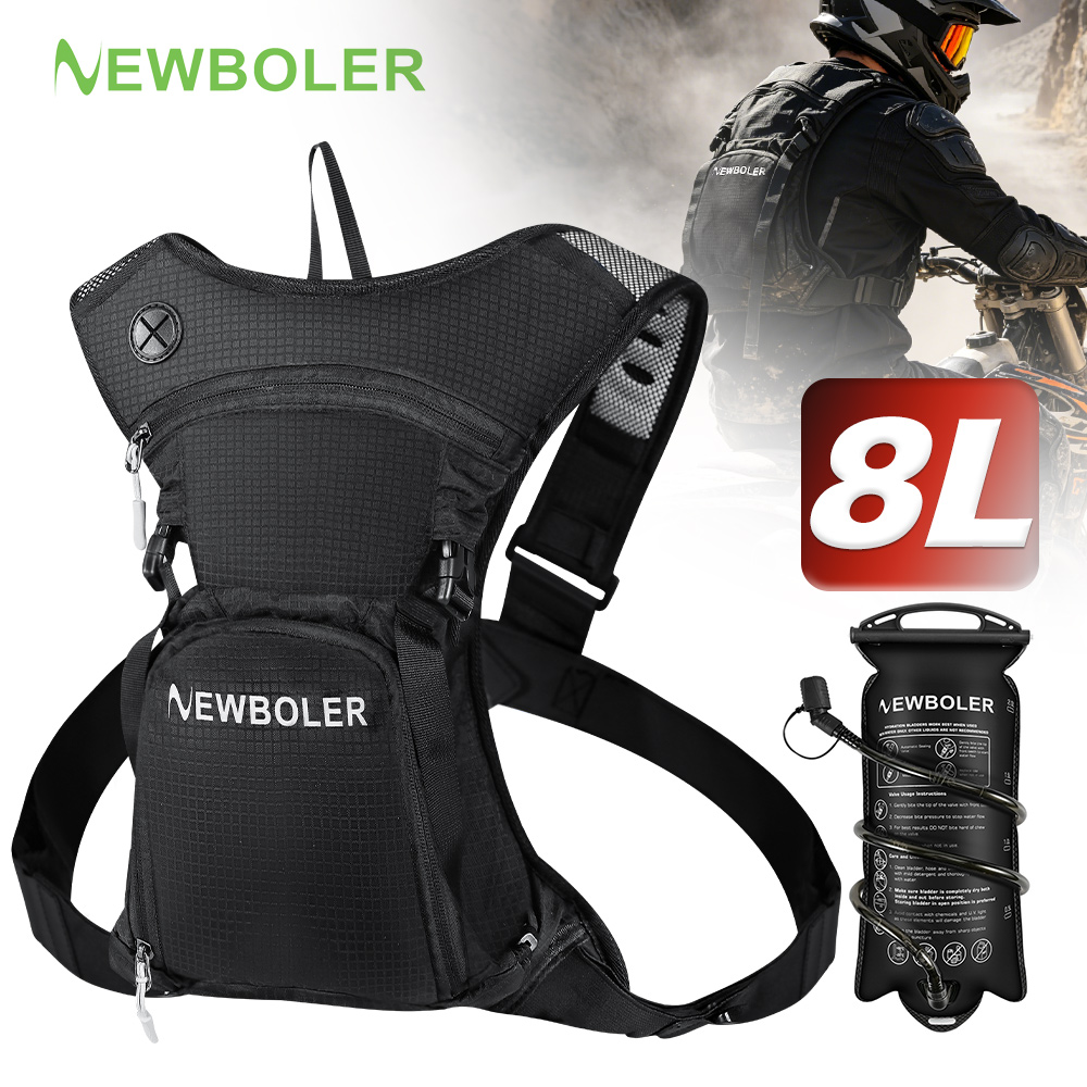 NEWBOLER 8L Motorcycle Cycling - Mountain Biking Hydration Pack recension och pris