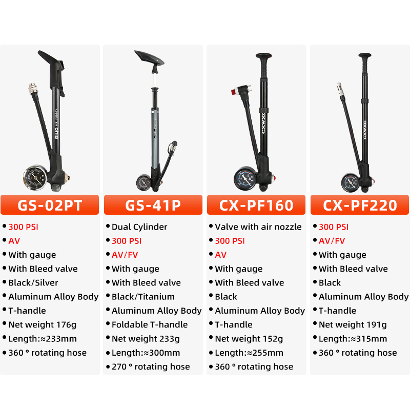 300/600psi High Pressure Bicyc - Mtb Fork Air recension och pris