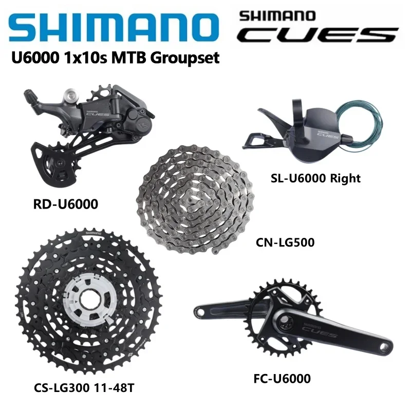 CUES U6000 Set SL-U6000 1x10s  - Mountain Biking Kit recension och pris