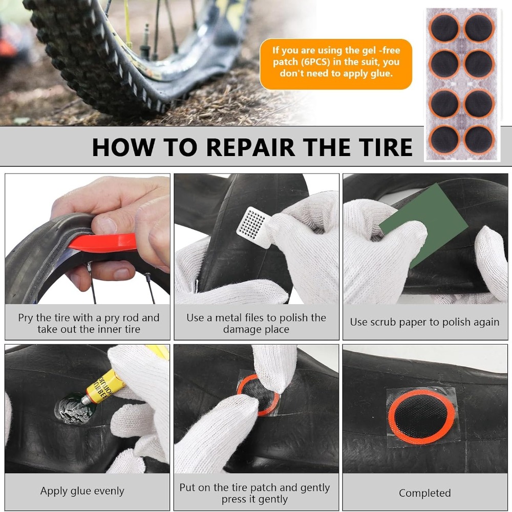 Bike Tire Repair Kit,Bicycle I - Mountain Biking Kit recension och pris